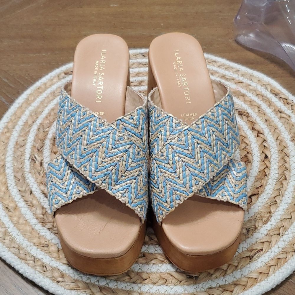 Ilaria Sartori Women’s Leather Clogs !!, Size 40